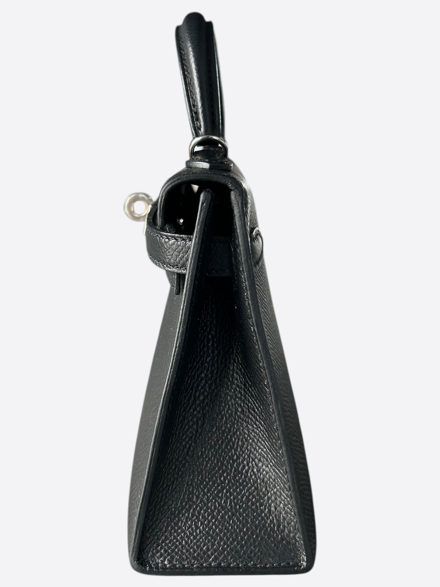 Hermes Black Epsom Mini Kelly 20