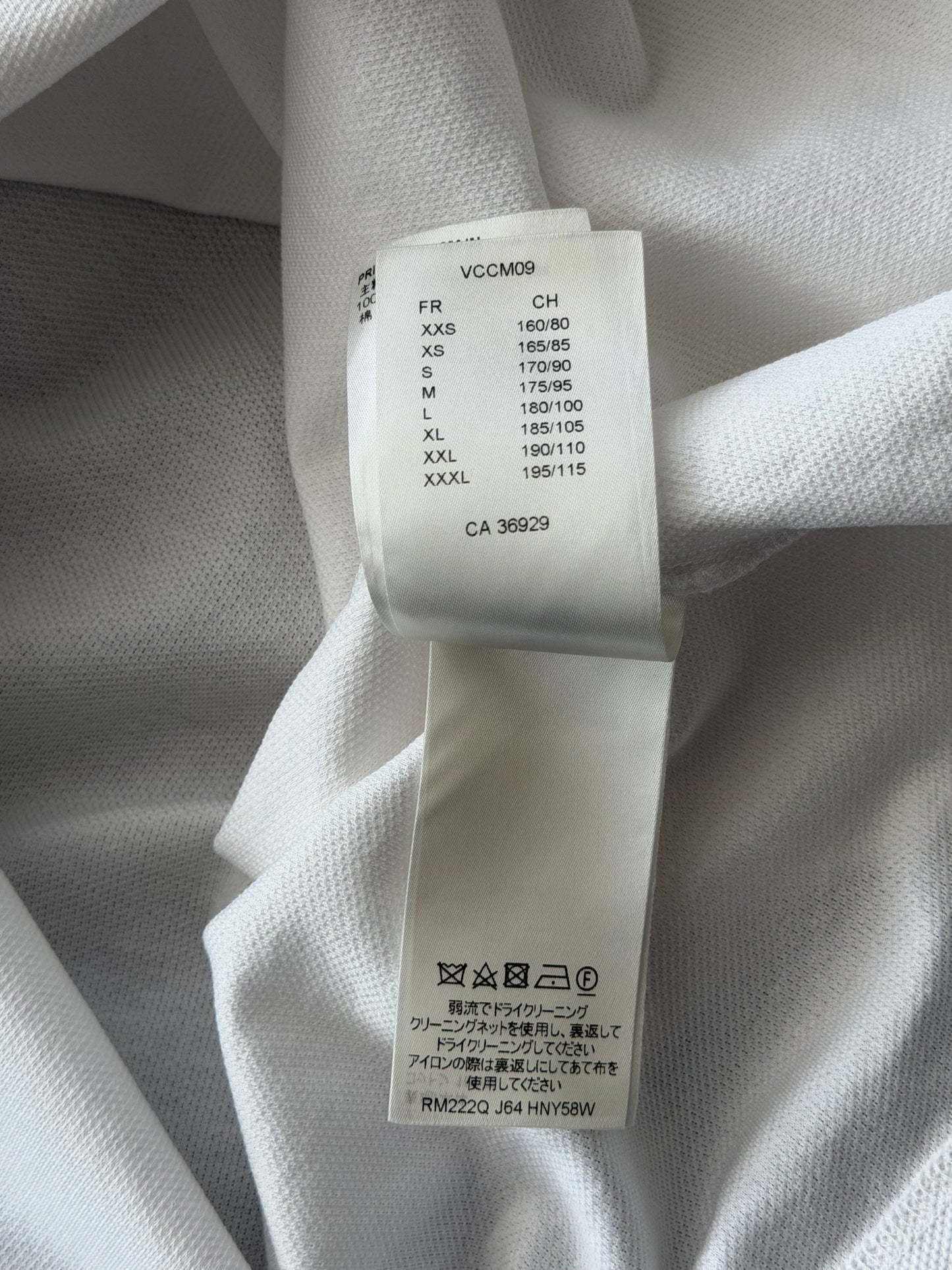 Louis Vuitton White Pin Logo Embroidered Polo T-Shirt