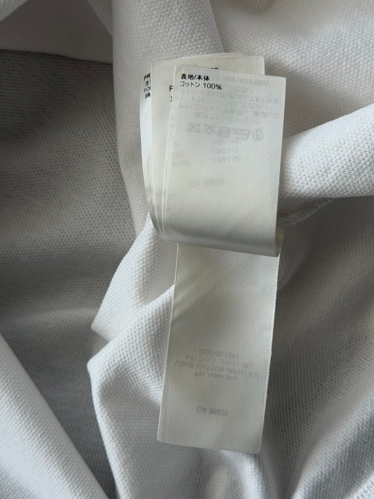 Louis Vuitton White Pin Logo Embroidered Polo T-Shirt