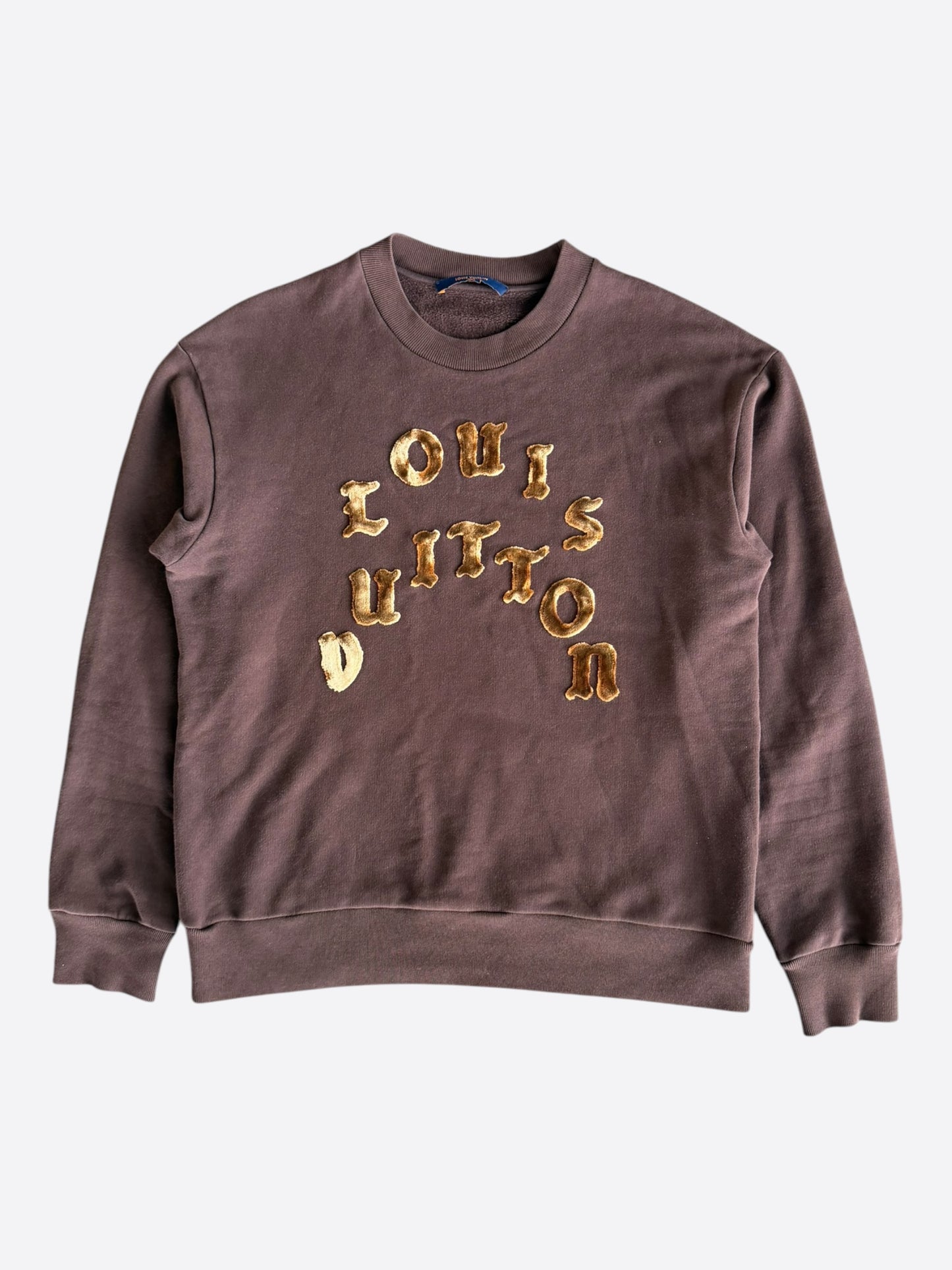 Louis Vuitton Brown Tuffetage Logo Sweater