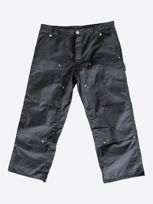 Chrome Hearts Black Carpenter Pants
