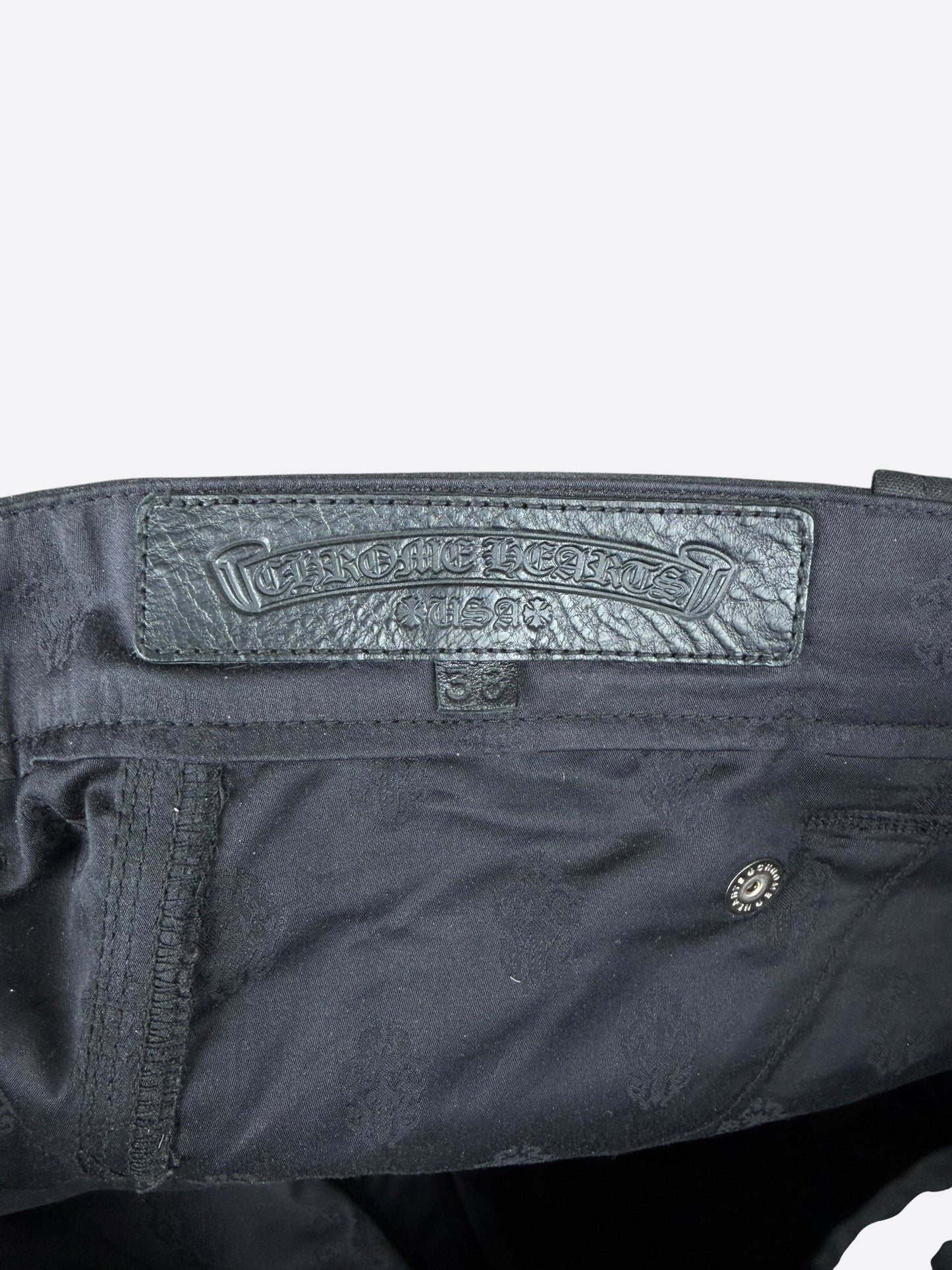 Chrome Hearts Black Carpenter Pants