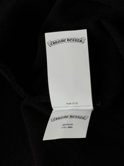 Chrome Hearts Black Embroidered Cross Women's Cashmere Sweater