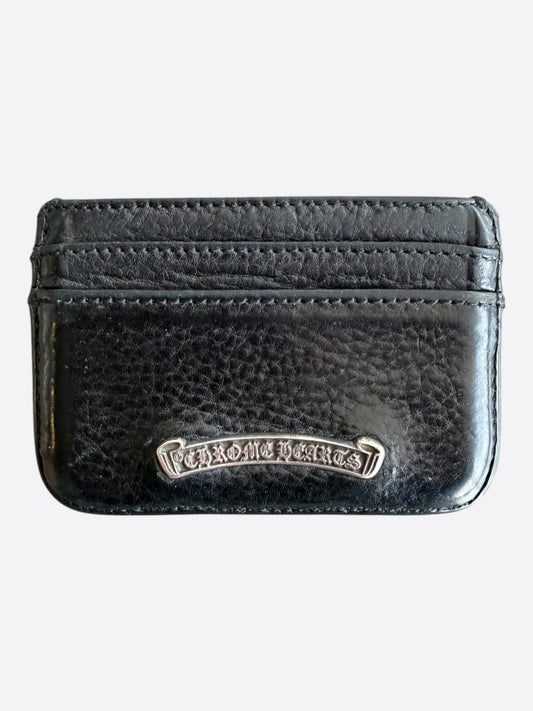 Chrome Hearts Black & Silver Scroll Cardholder