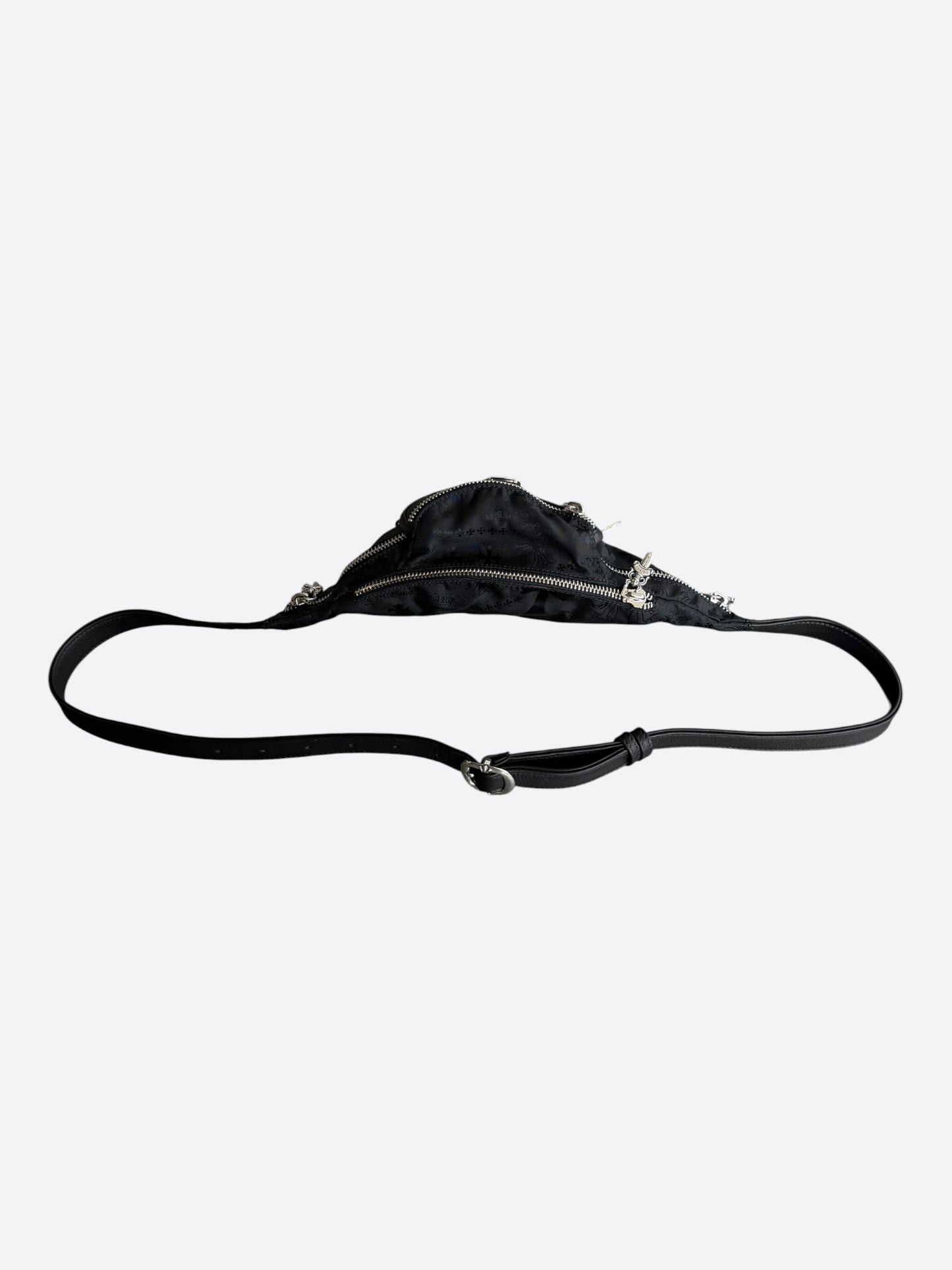 Chrome Hearts Black Stencil Nylon Mini Snat Pack