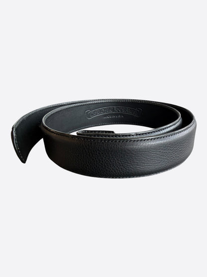 Chrome Hearts Black Leather Belt