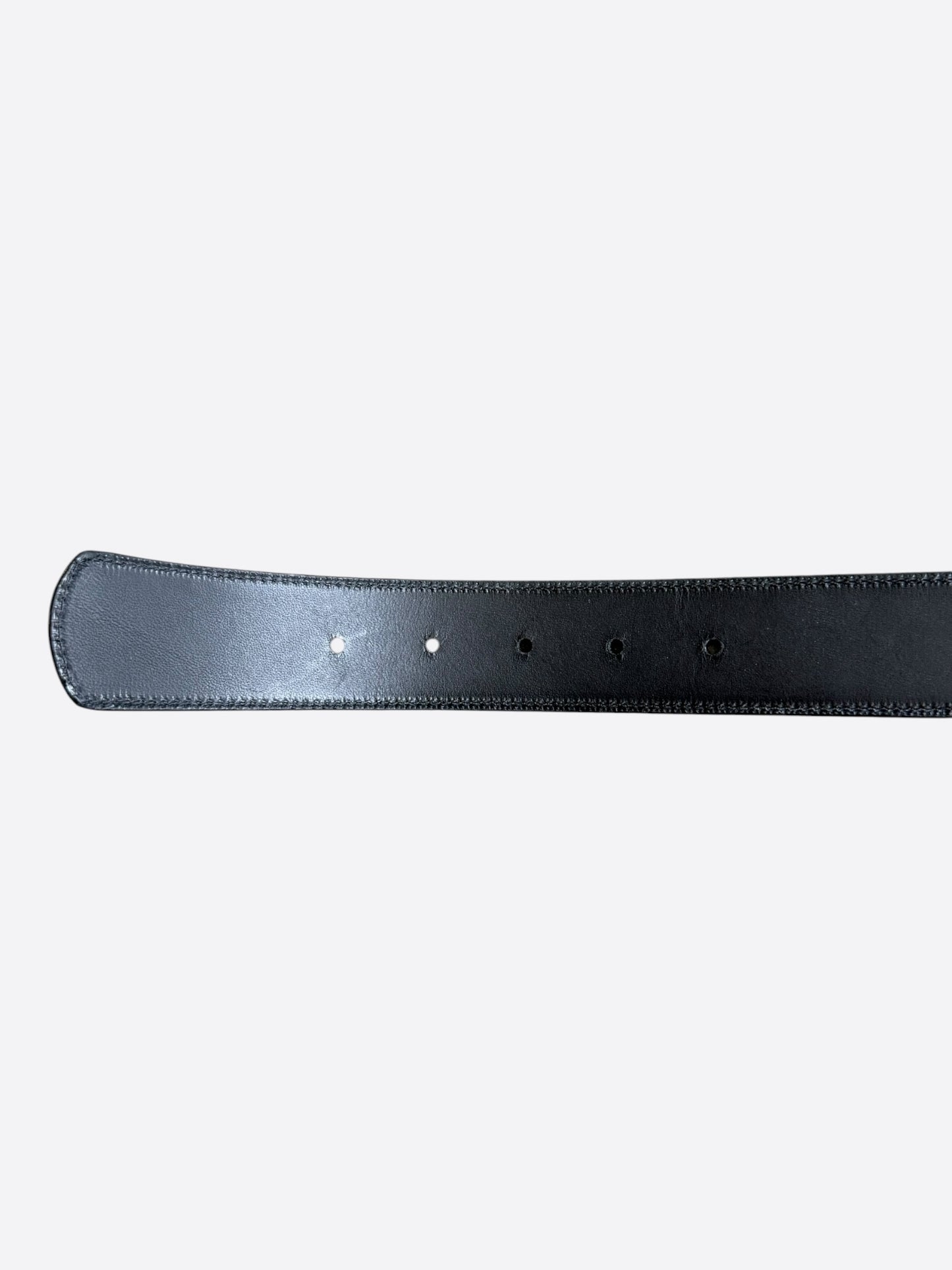 Chrome Hearts Black Leather Belt