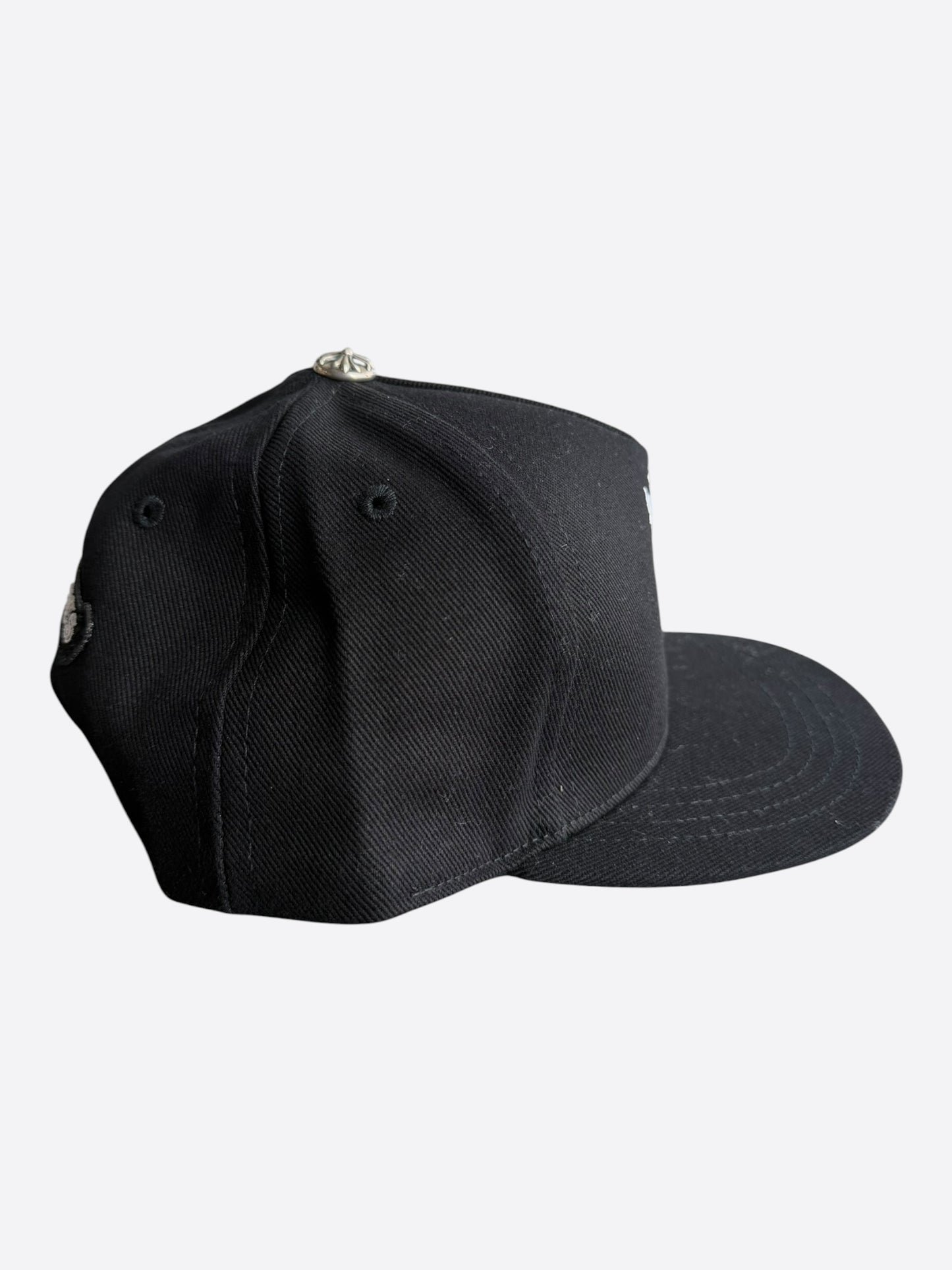 Chrome Hearts Black & White Wine Dagger Logo Hat