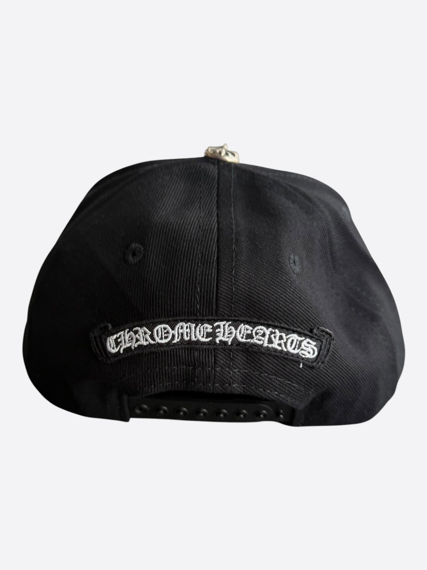 Chrome Hearts Black & White Wine Dagger Logo Hat