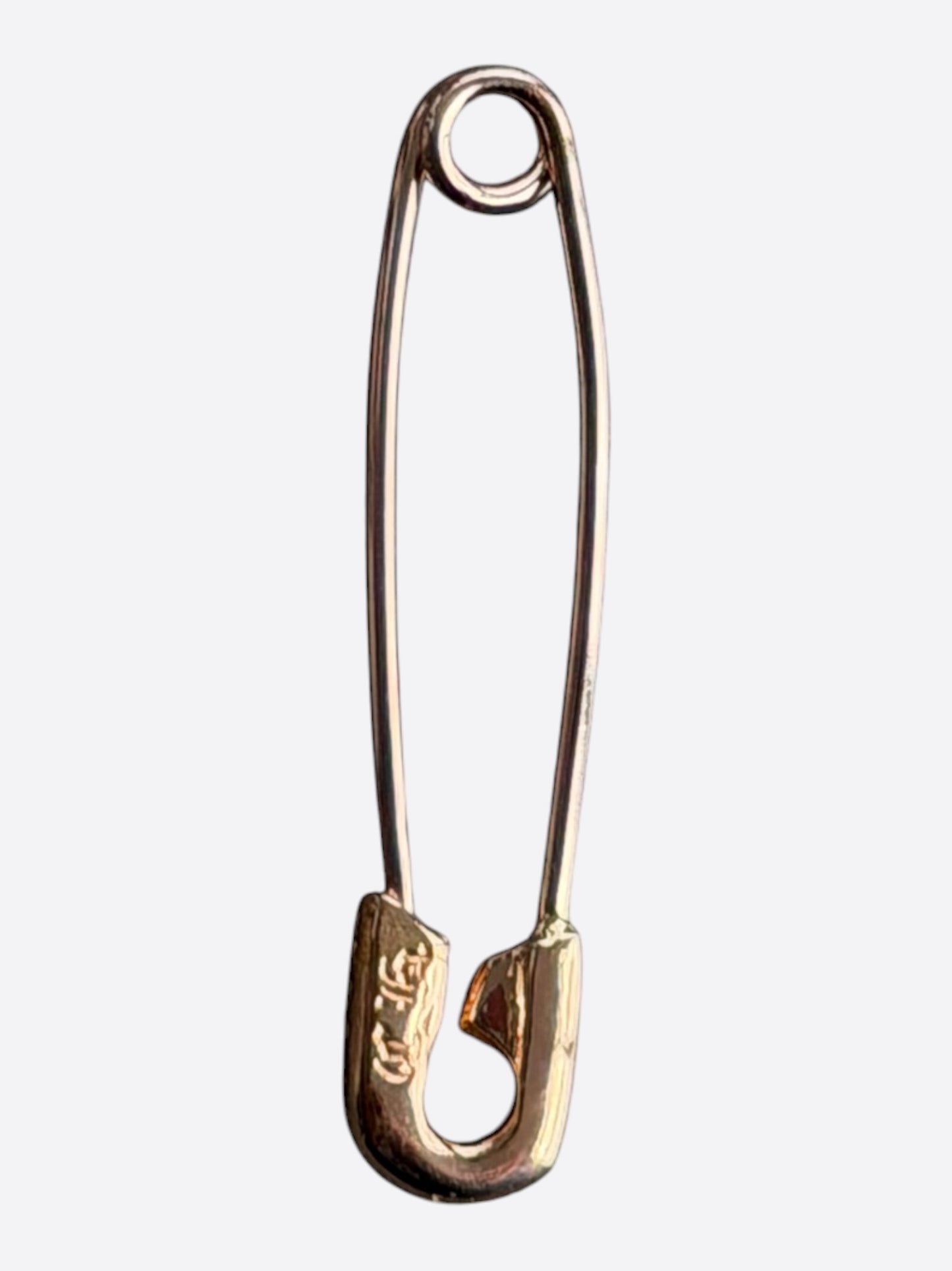Chrome Hearts 22K Gold Safety Pin