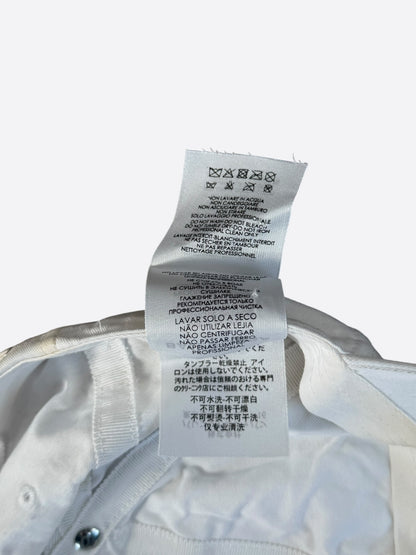 Balenciaga White & Black Logo Hat