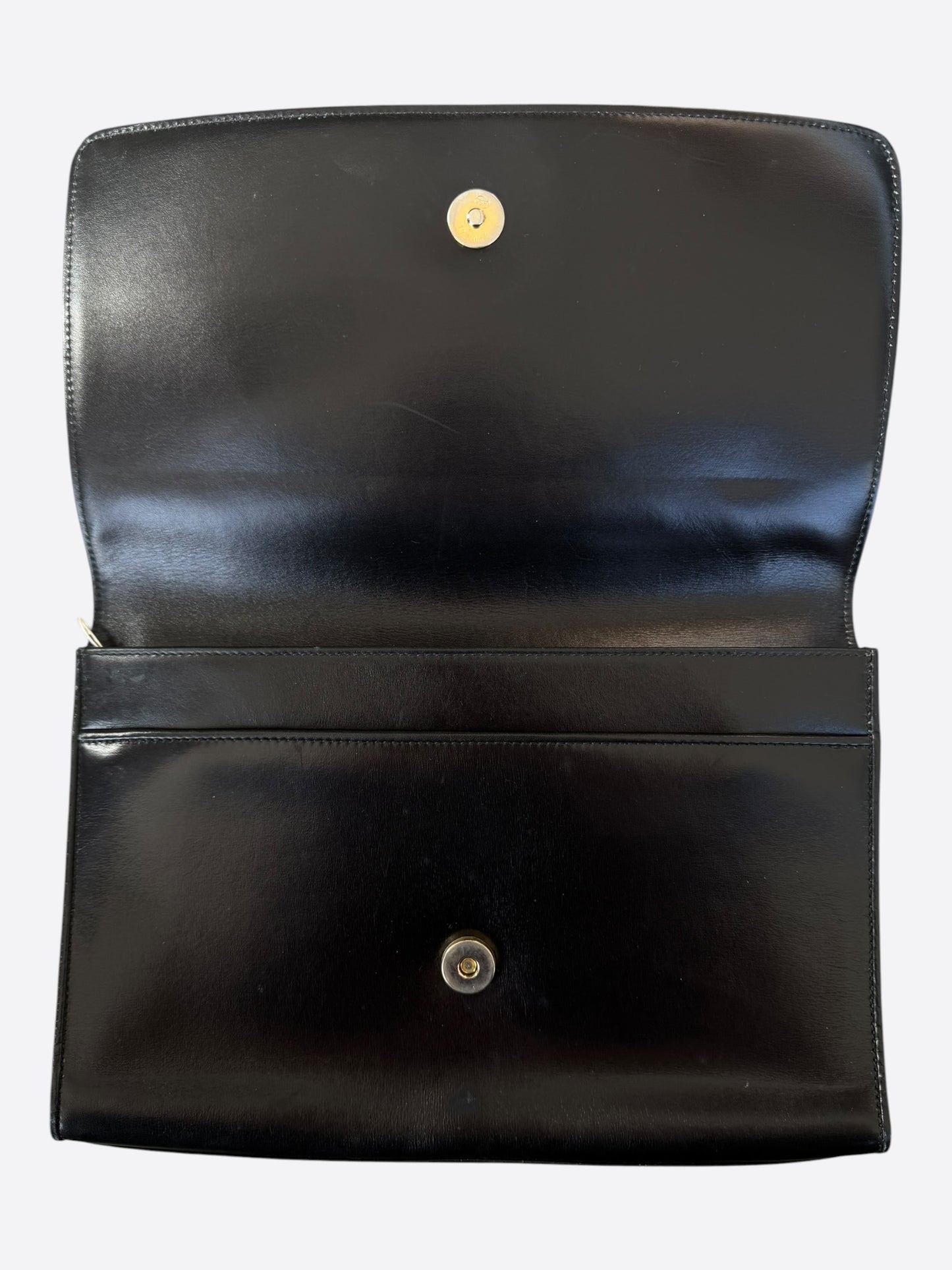 Celine Black & Gold Clutch