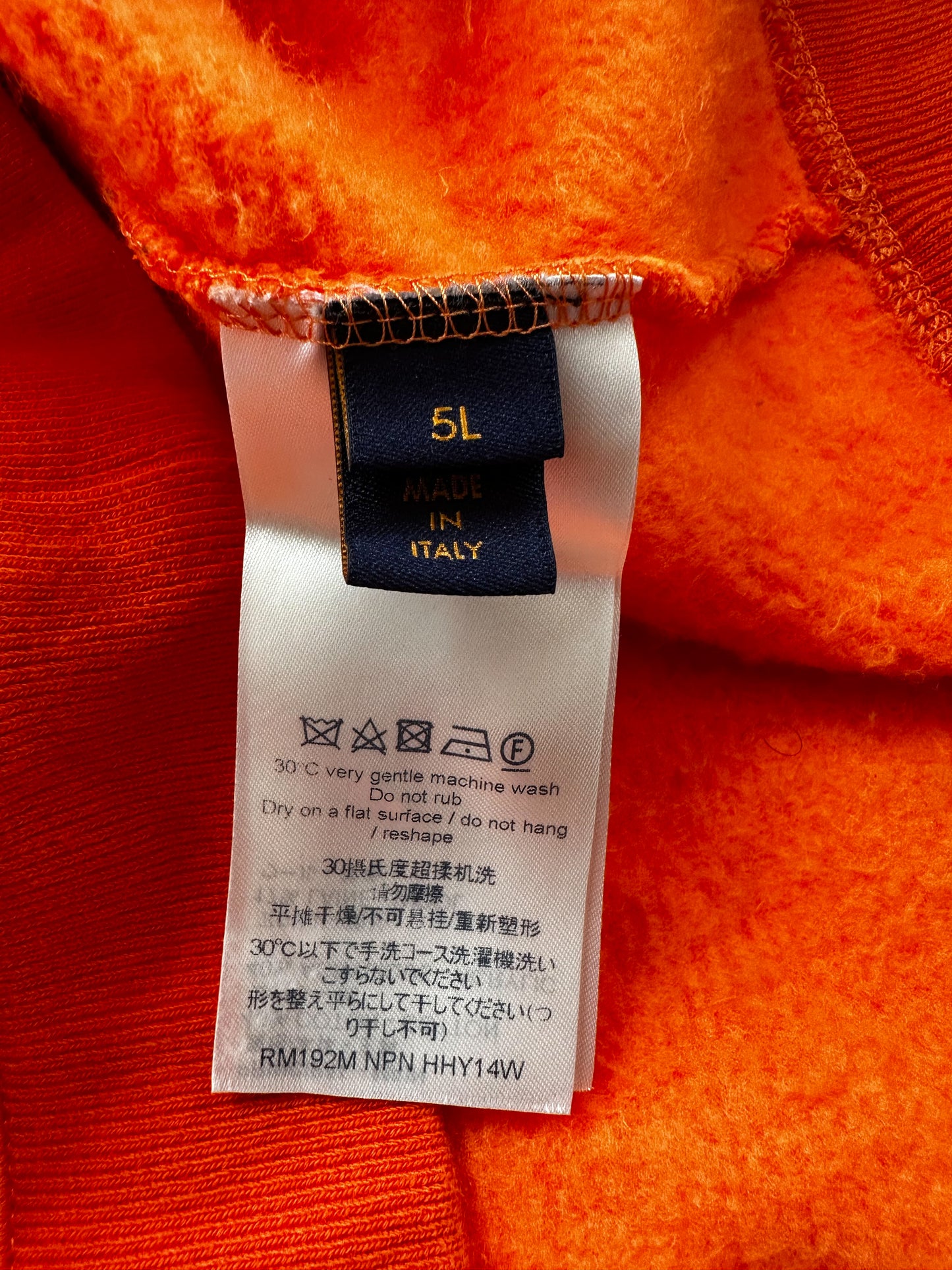 Louis Vuitton Orange Monogram Jacquard Sweater