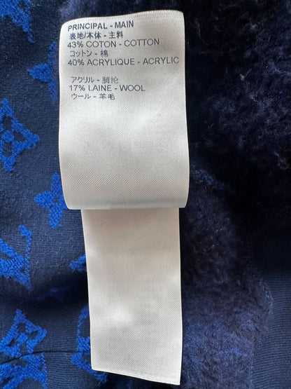 Louis Vuitton Blue Monogram Jacquard Sweater