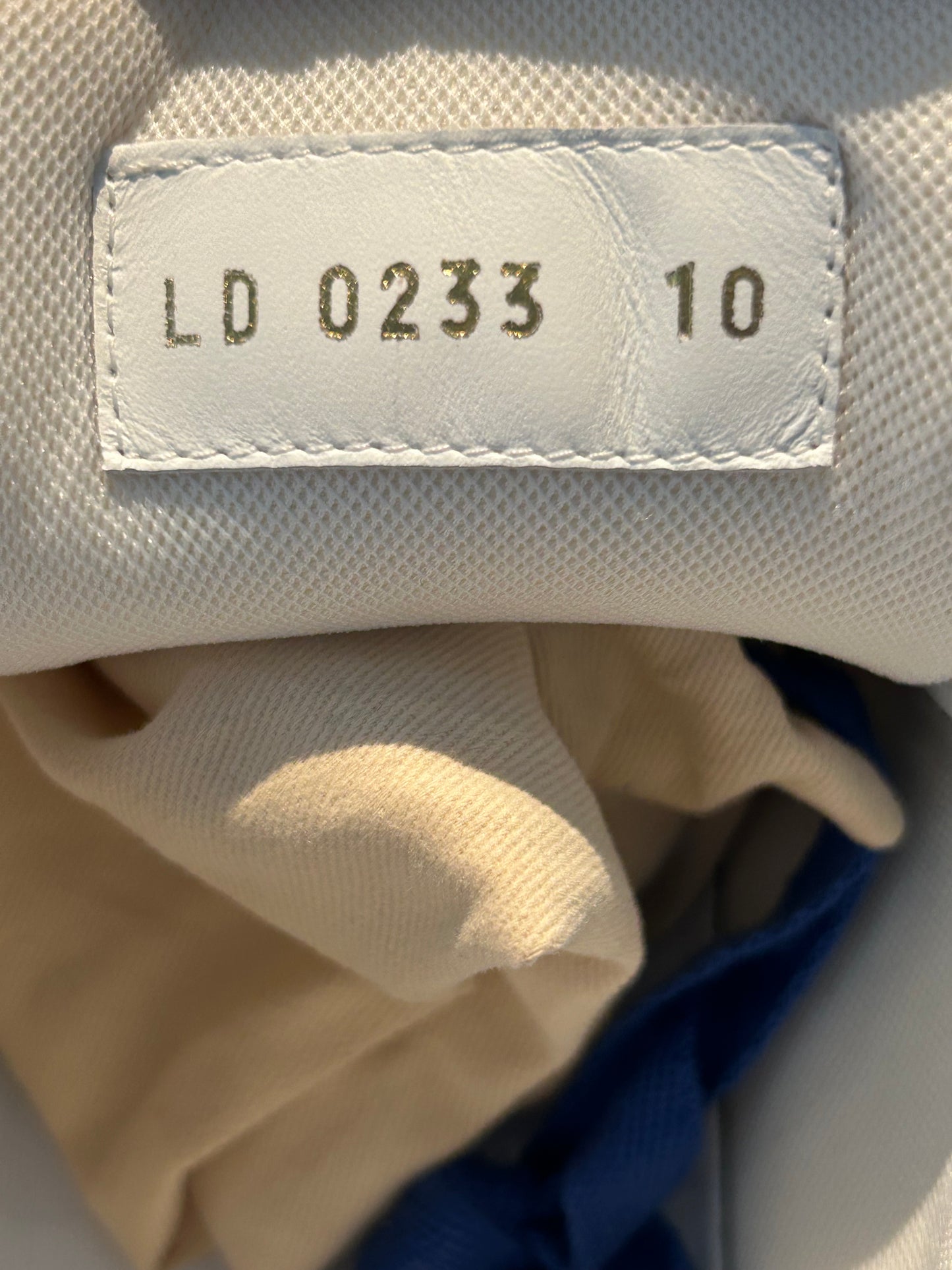 Louis Vuitton Green & White Monogram Velour Trainers