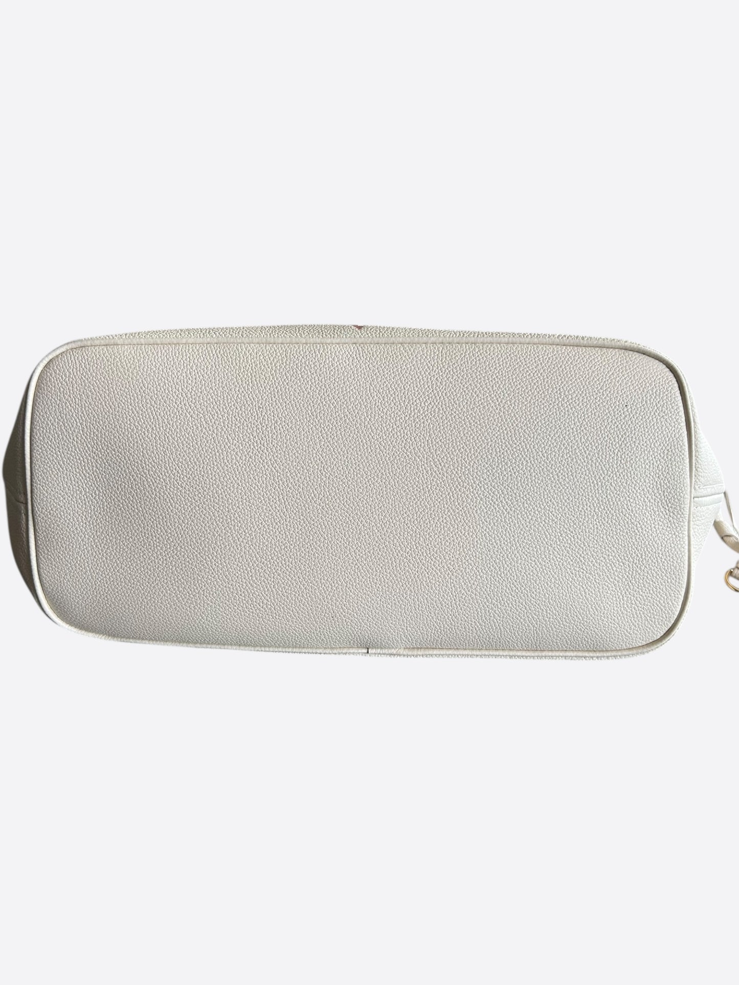Louis Vuitton Cream & Rose Monogram Empreinte Neverfull MM