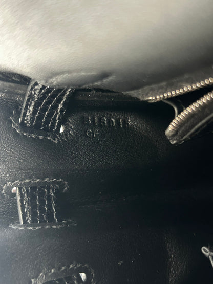 Hermes Black Swift & Lizard Touch Kelly 25