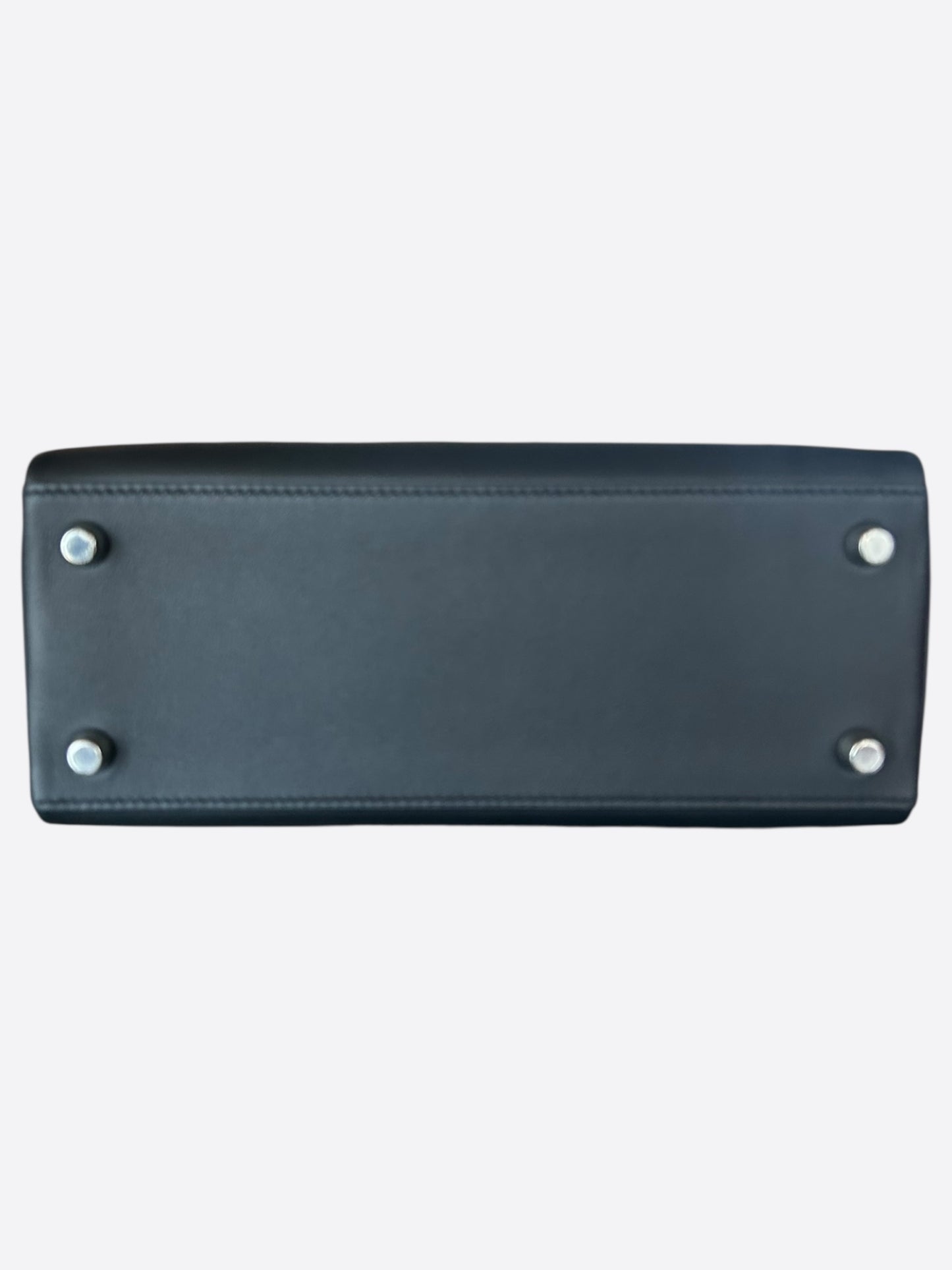 Hermes Black Swift & Lizard Touch Kelly 25