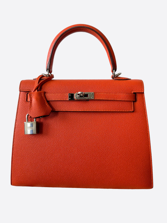 Hermès Orange Epsom Kelly 25