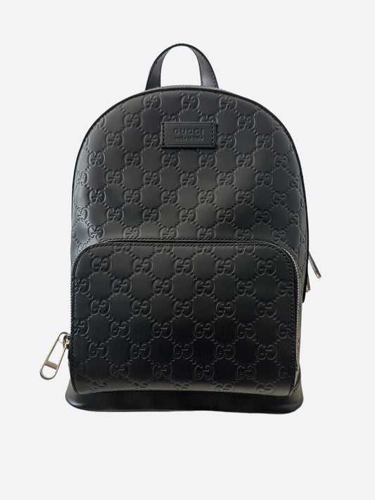 Gucci Black Supreme GG Monogram Mini Backpack