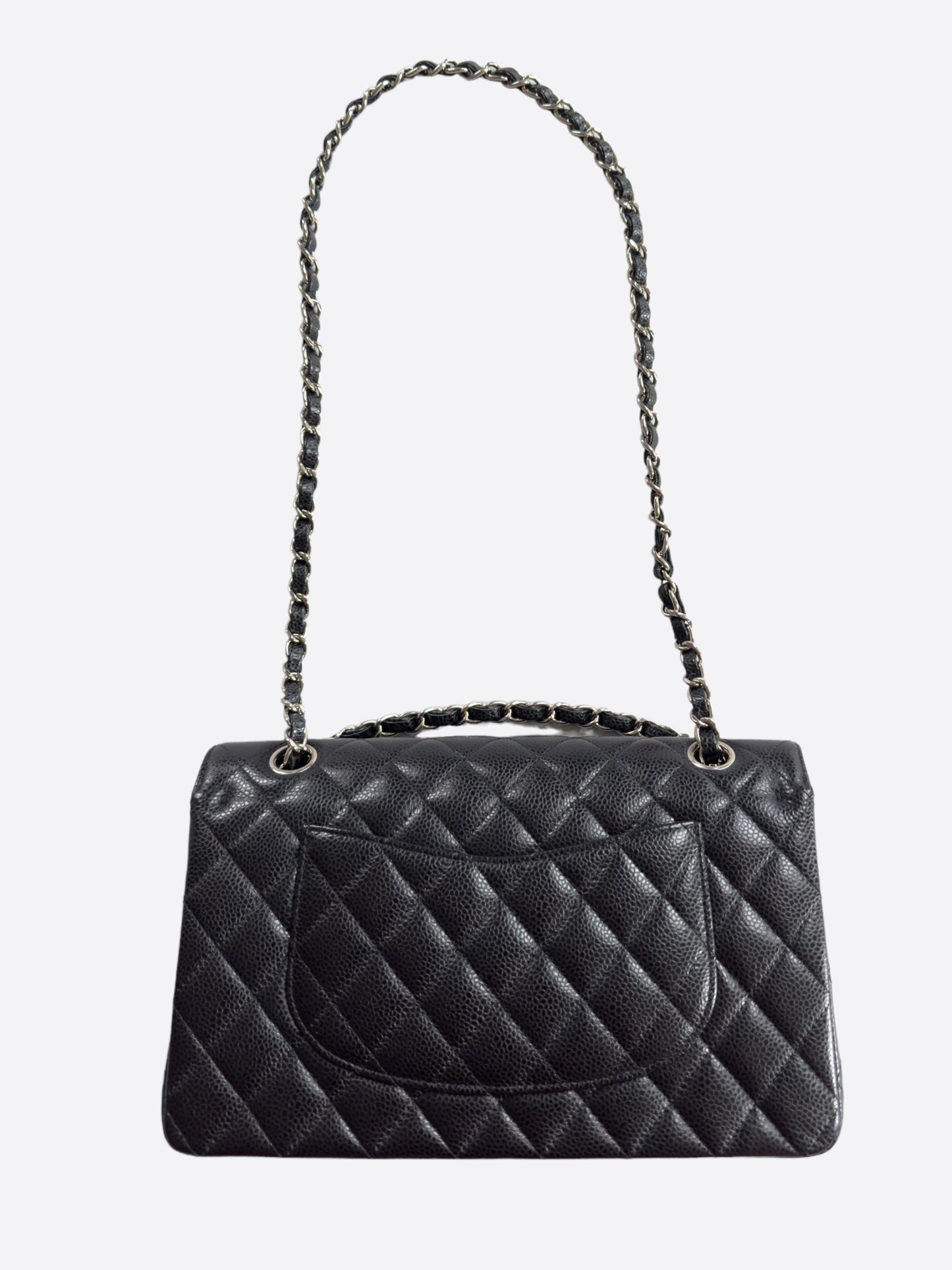 Chanel Black Caviar Quilted Medium Flap Bag