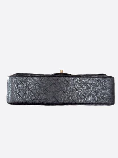 Chanel Black Caviar Quilted Medium Flap Bag