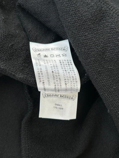 Chrome Hearts Black & White Cross Jacquard Horseshoe Logo Hoodie