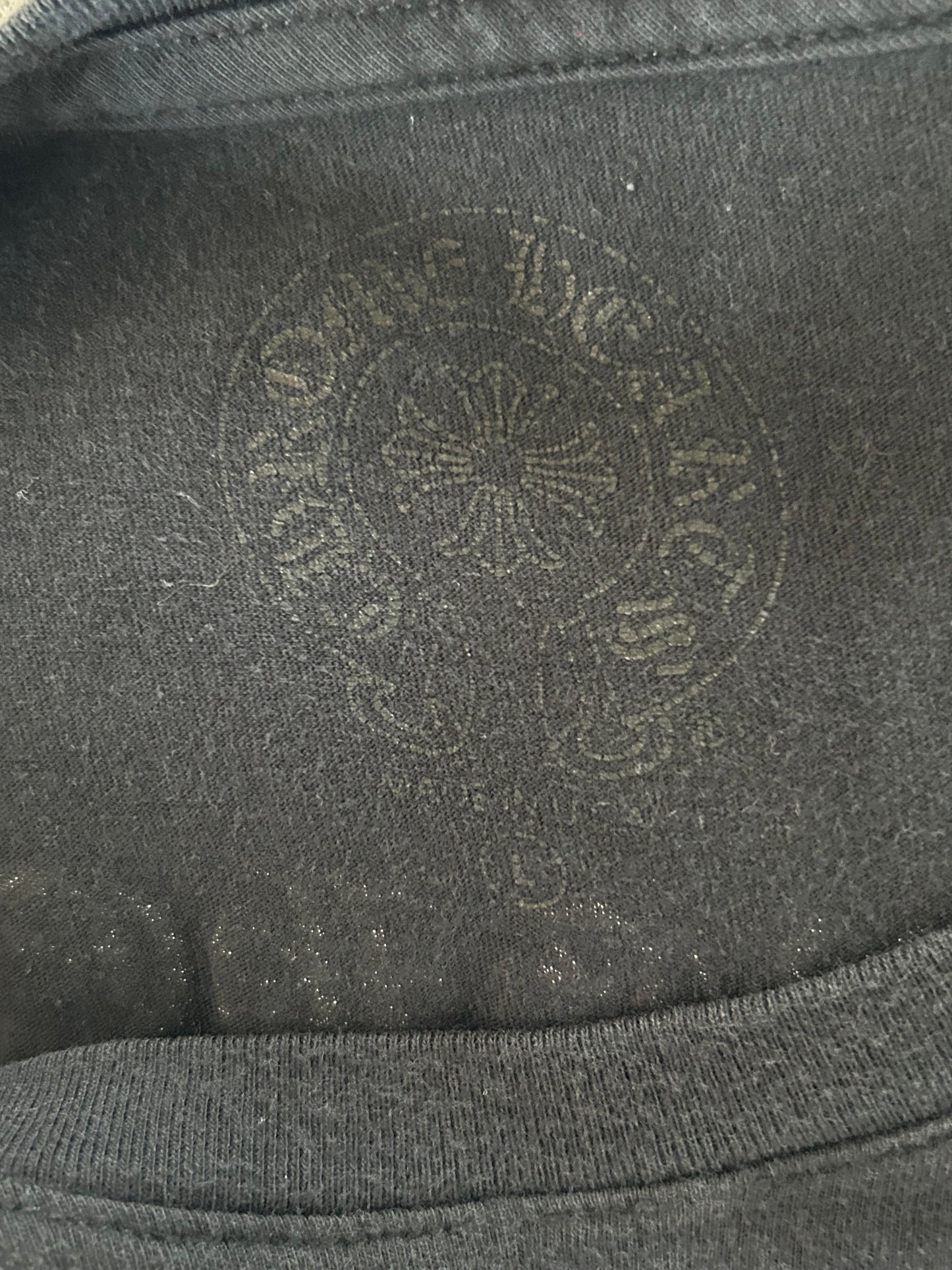 Chrome Hearts Black Racing Stripes T-Shirt