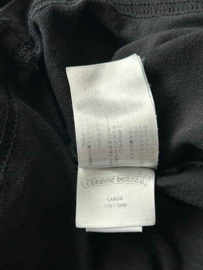 Chrome Hearts Black Racing Stripes T-Shirt