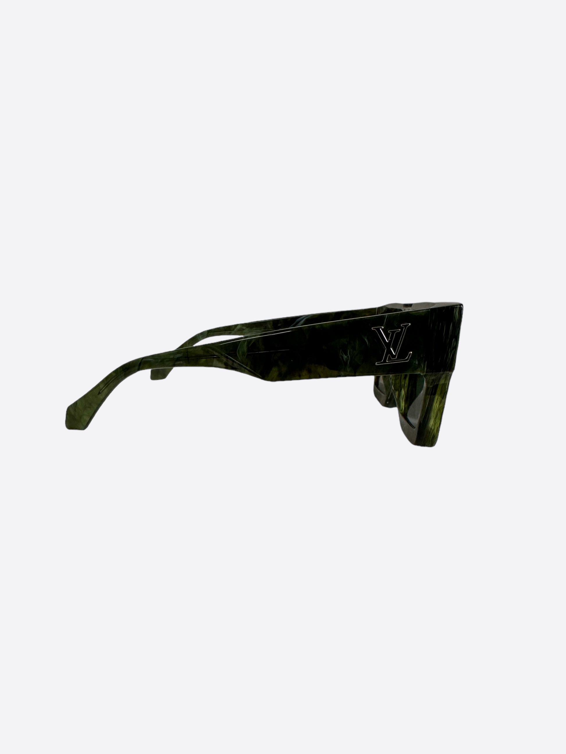Louis Vuitton Cyclone Z1552E Green Sunglasses