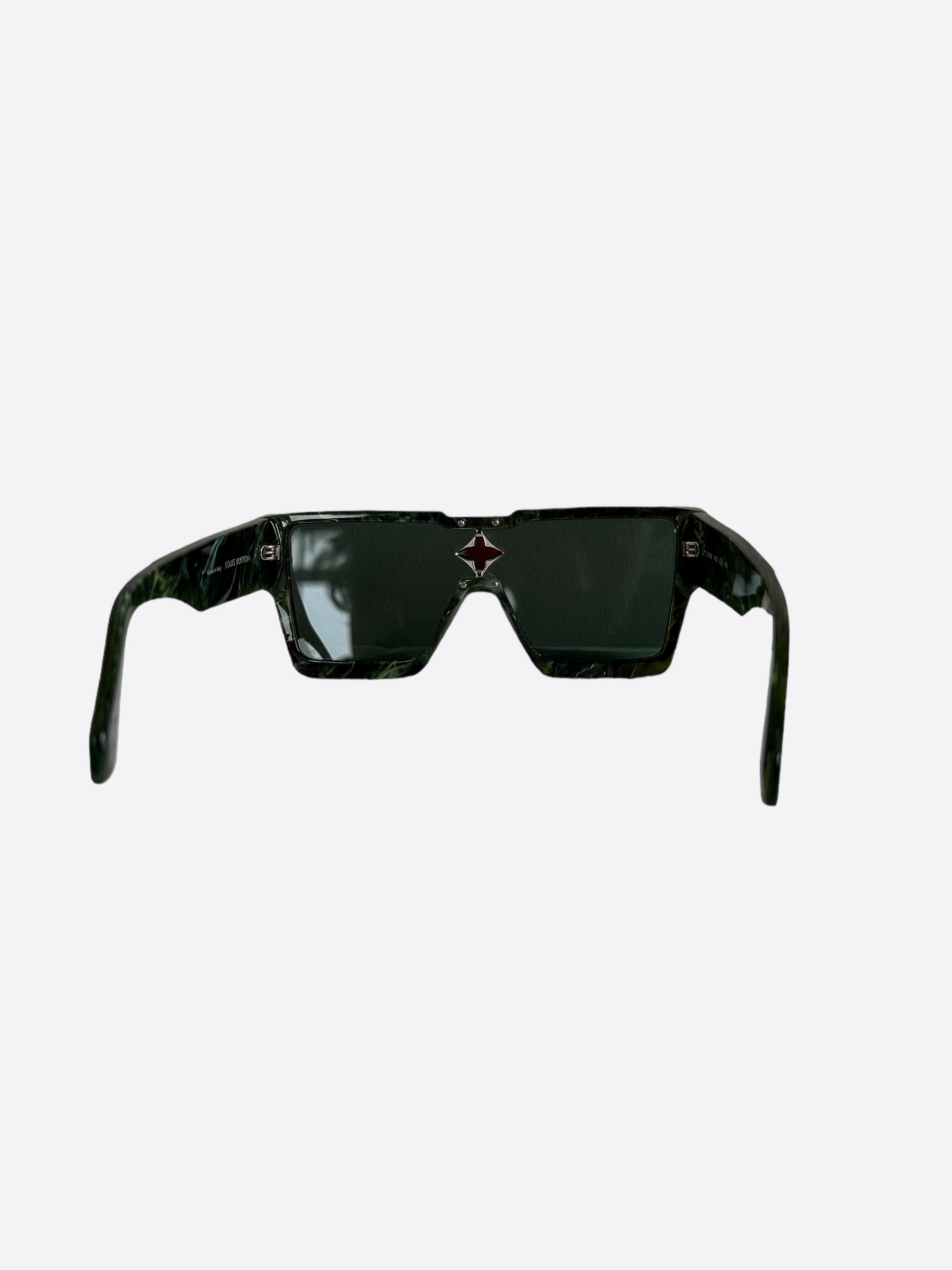 Louis Vuitton Green Marble Cyclone Sunglasses – Savonches