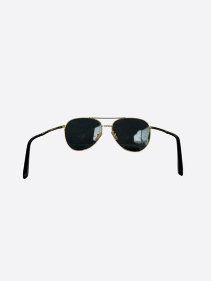 Louis Vuitton NBA Gold Monogram Pilot Sunglasses