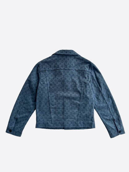 Louis Vuitton Blue Monogram Denim Jacket