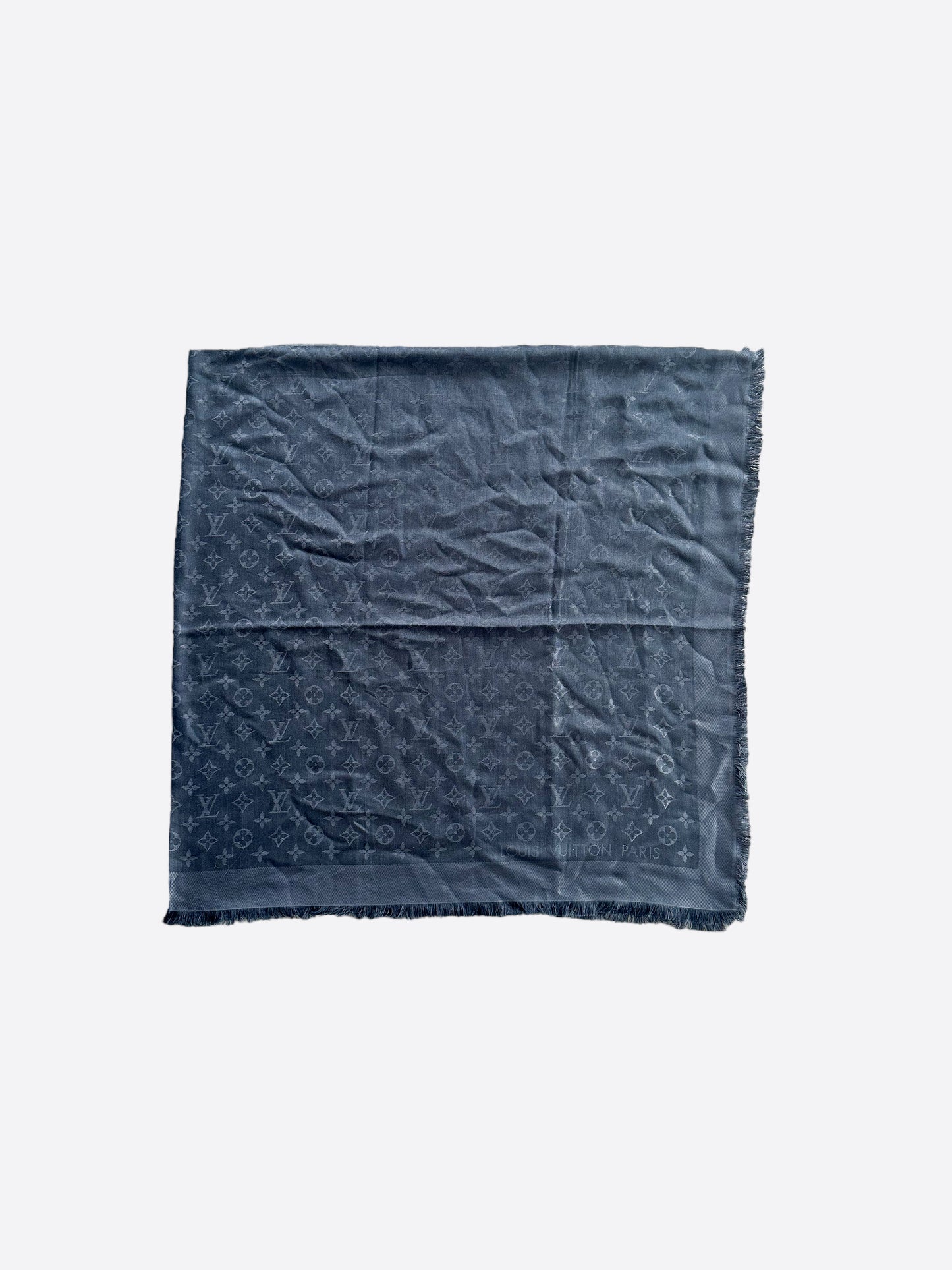 Louis Vuitton Navy Monogram Blanket Shawl