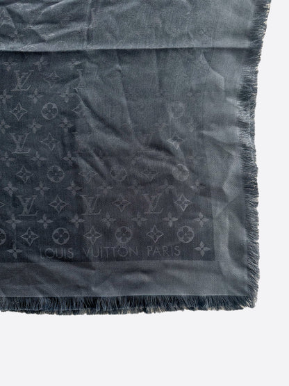 Louis Vuitton Navy Monogram Blanket Shawl