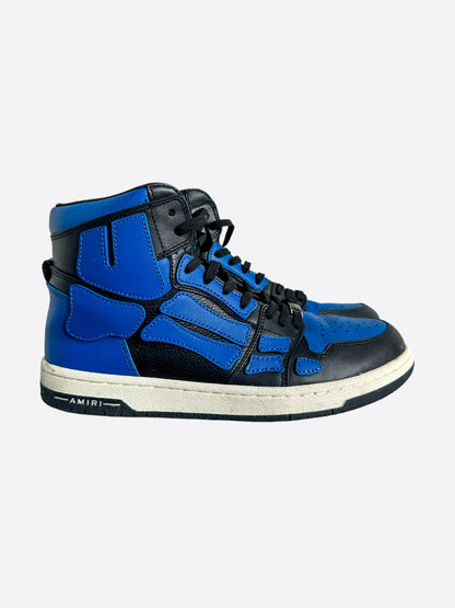 Amiri Black Blue Skeleton High Tops – Savonches