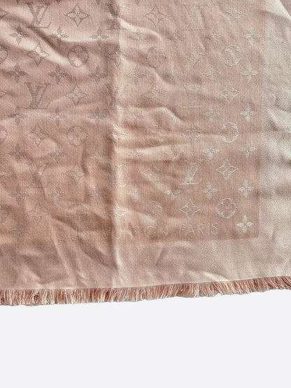 Louis Vuitton Pink Monogram Blanket Shawl