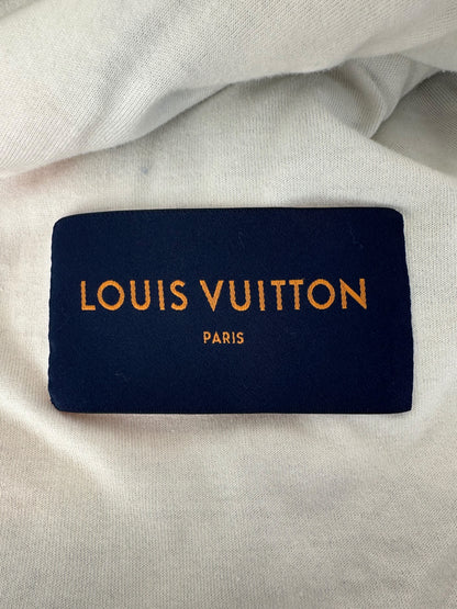 Louis Vuitton Blue & Orange Camo Monogram Fleece Zip Up Jacket