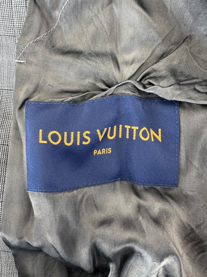 Louis Vuitton Grey & White Damier Track Jacket