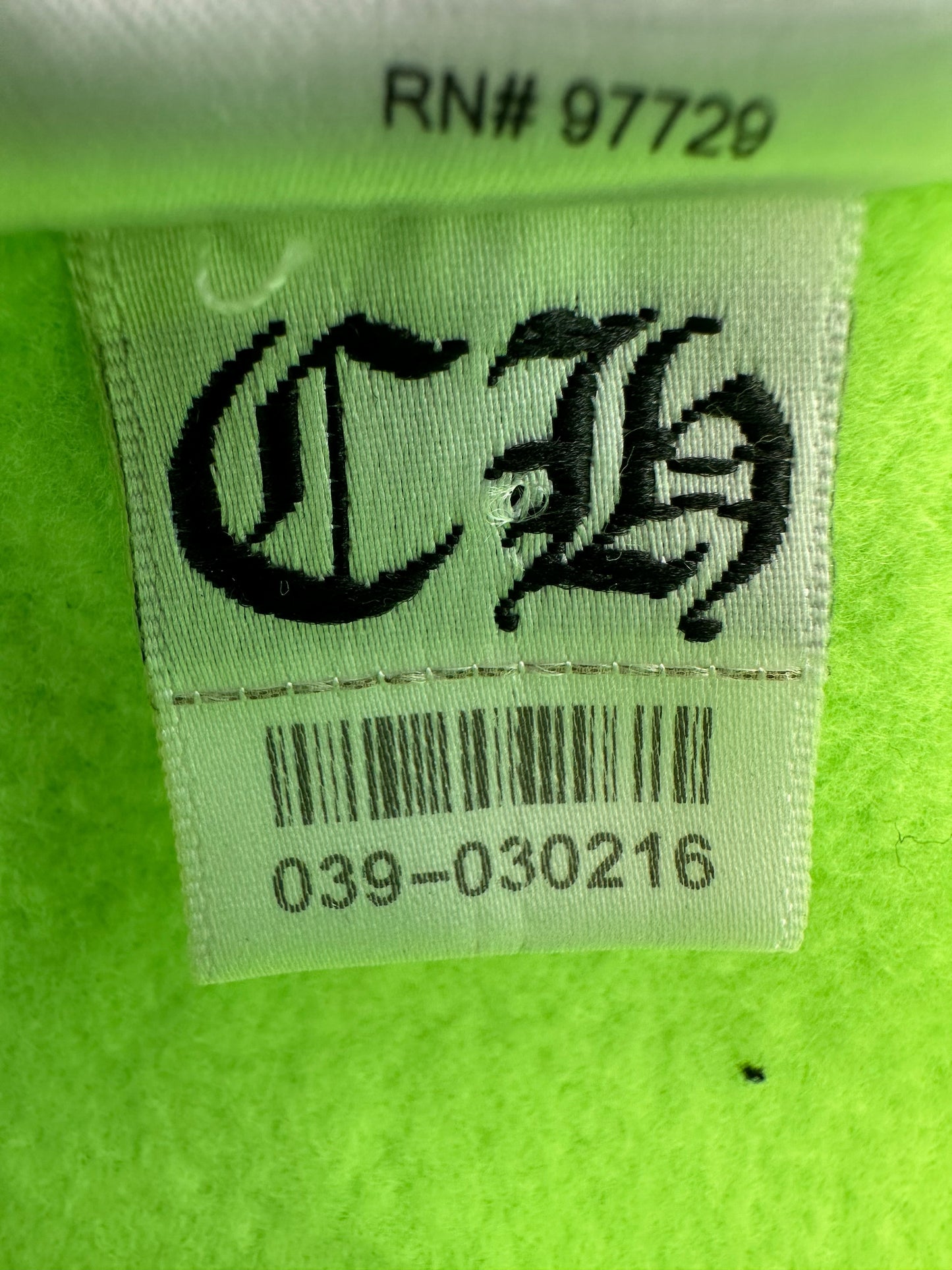 Chrome Hearts Neon Green & Silver Script Logo Hoodie