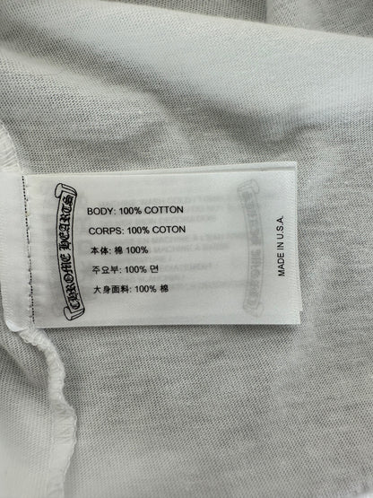 Chrome Hearts White & Yellow Made In Hollywood Longsleeve T-Shirt
