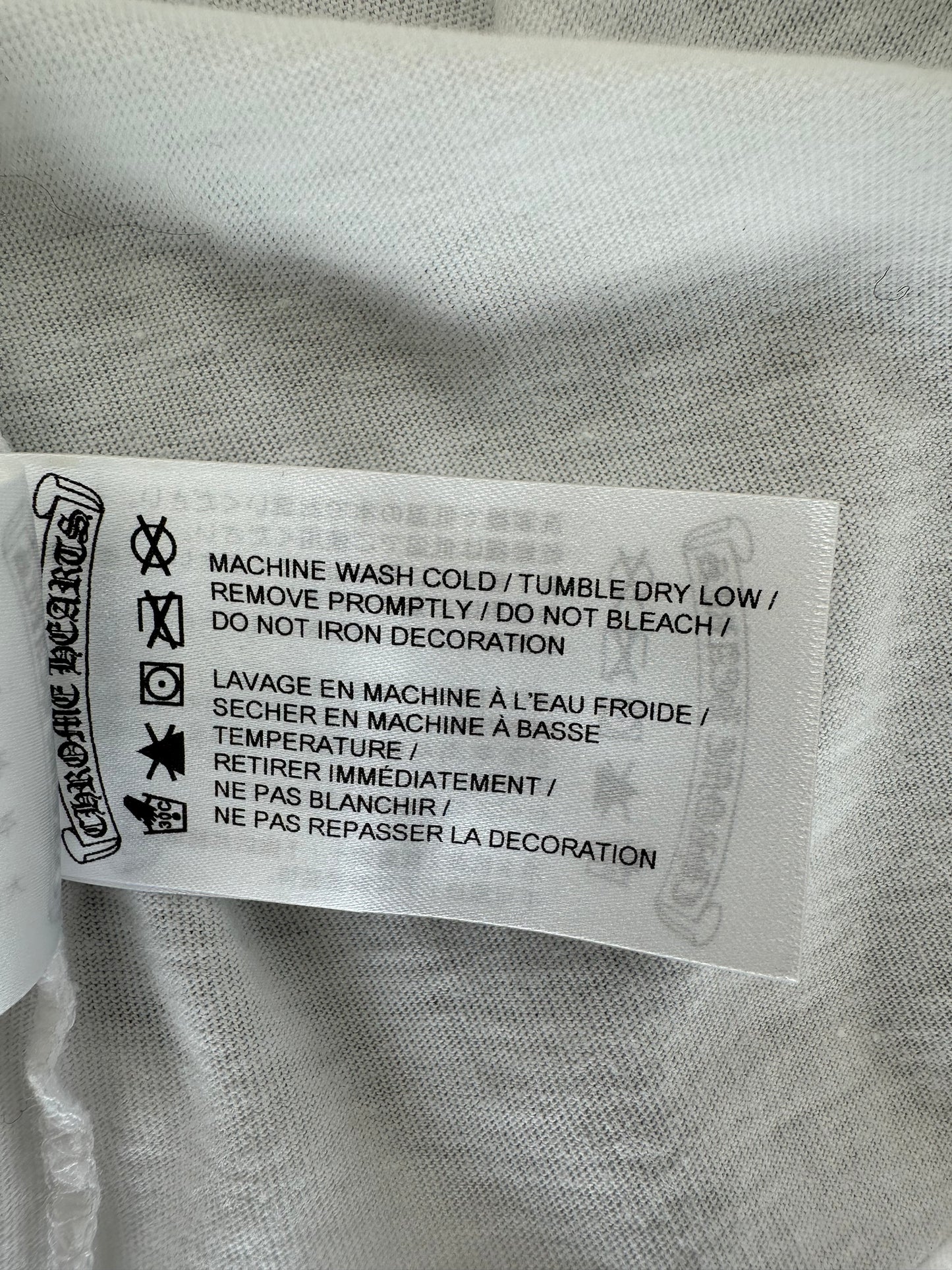 Chrome Hearts White & Yellow Made In Hollywood Longsleeve T-Shirt