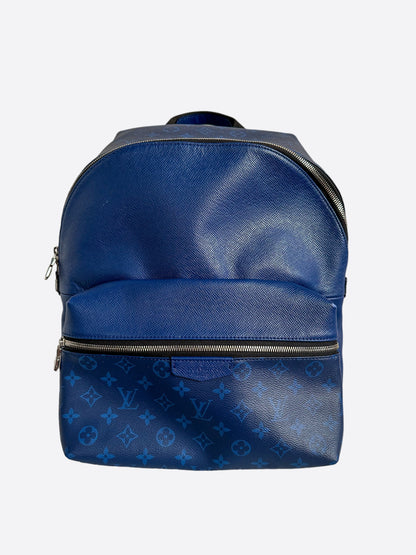 Louis Vuitton Blue Taigarama Monogram Discovery Backpack