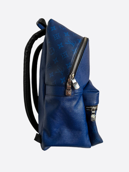 Louis Vuitton Blue Taigarama Monogram Discovery Backpack