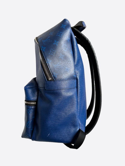 Louis Vuitton Blue Taigarama Monogram Discovery Backpack