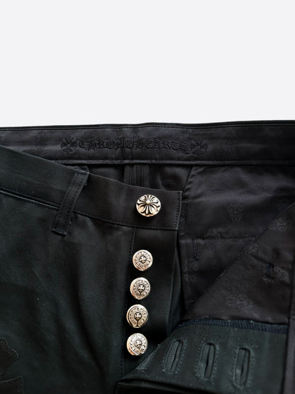 Chrome Hearts Dark Navy Multicolor Cross Patch Chino Pants