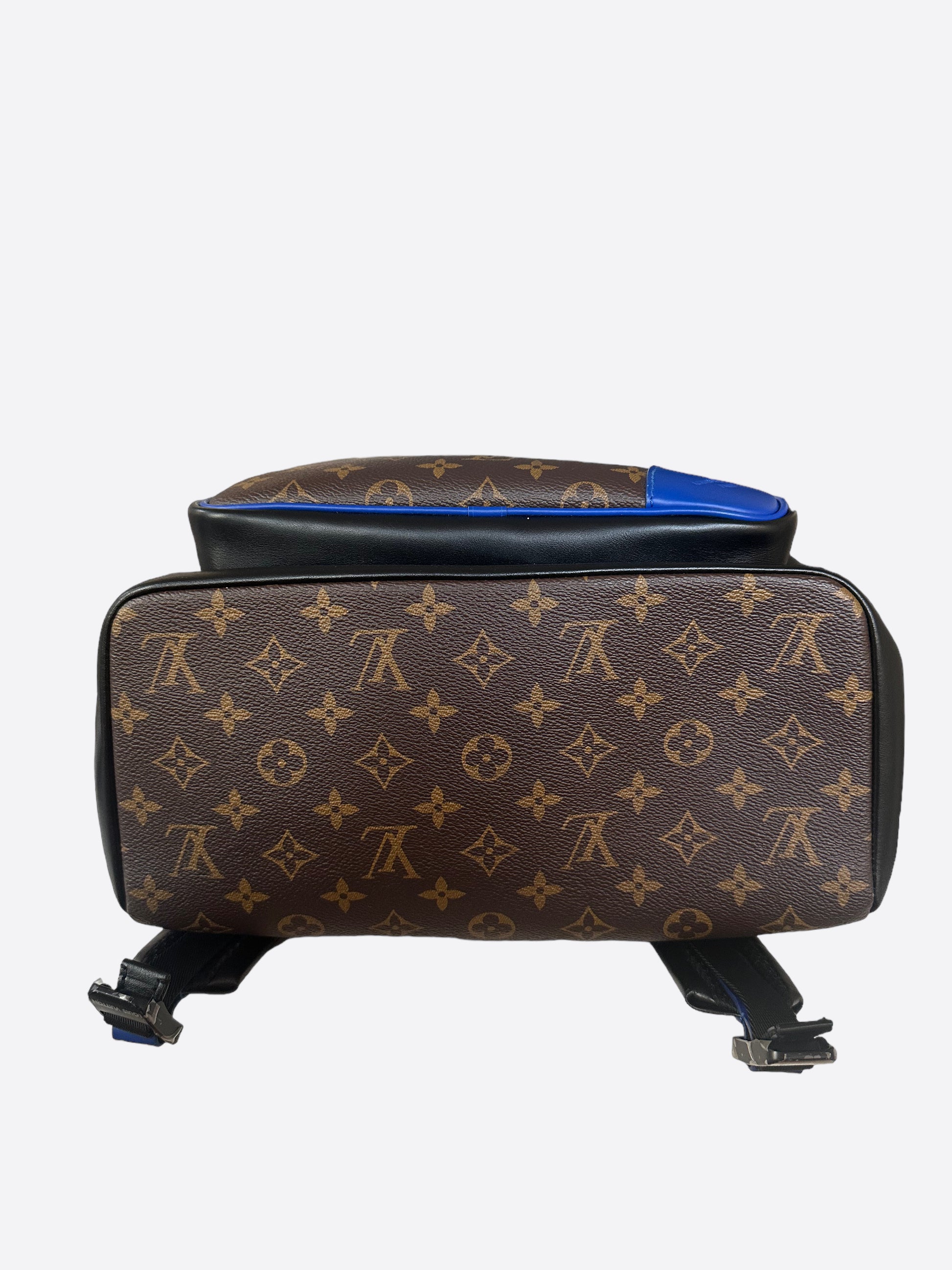 Louis Vuitton Brown & Blue Monogram Dean Backpack – Savonches
