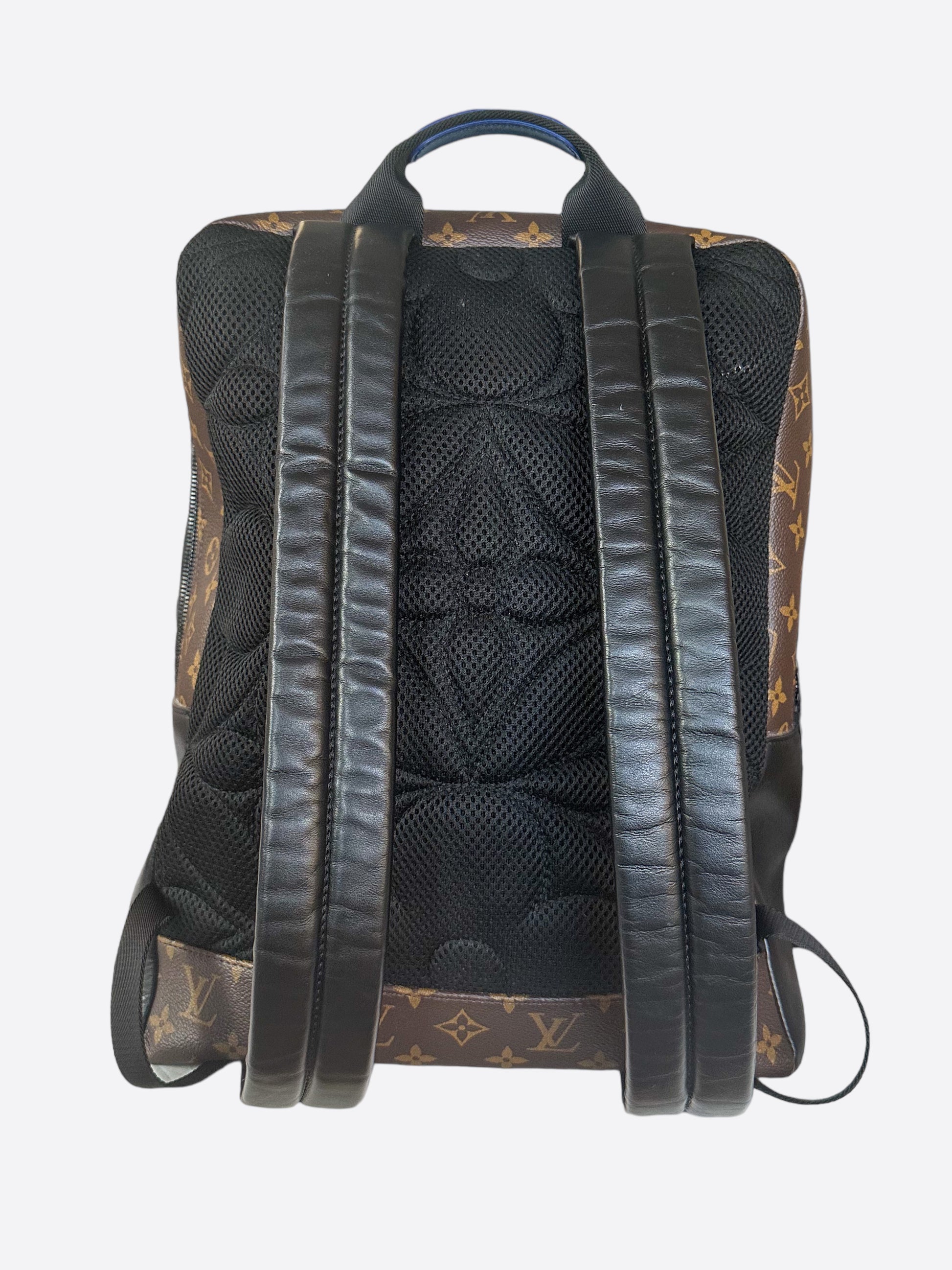 Louis Vuitton Brown & Blue Monogram Dean Backpack – Savonches