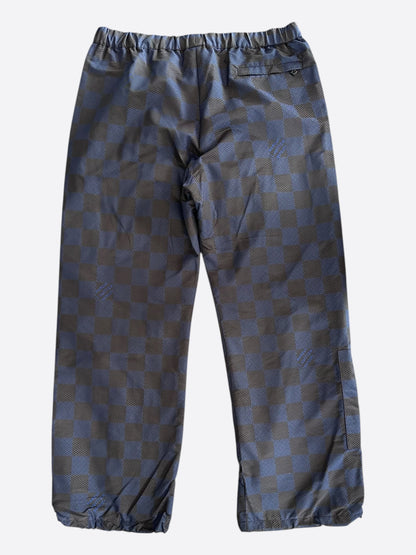 Louis Vuitton Black & Blue Damier Track Pants