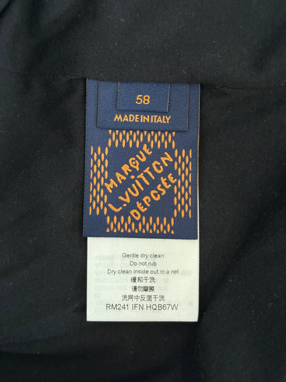 Louis Vuitton Black & Blue Damier Windbreaker